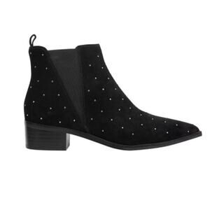Marc Fisher Studded Black Booties - Sz 9